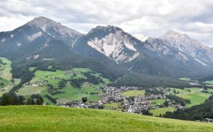 Panoramic view on San Vigilio di Marebbe
